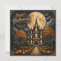 Manoir élégant hanté Halloween