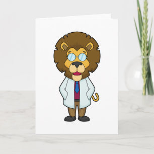 Carte Manteau de docteur Lion Docteur