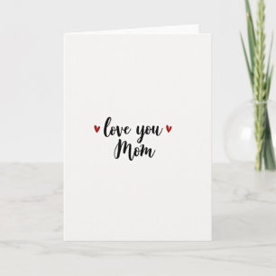Carte manuscrite « Je t'aime maman »