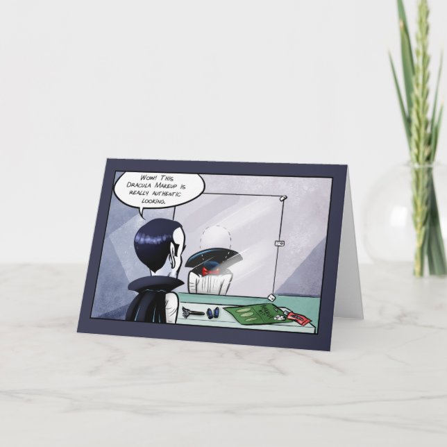 Carte Maquillage authentique de Dracula (Devant)