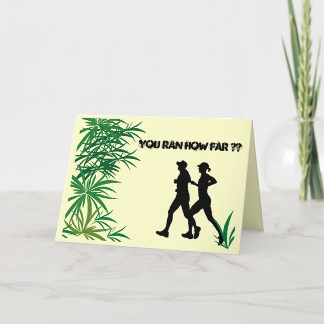 Carte Marathon Runner (Devant)