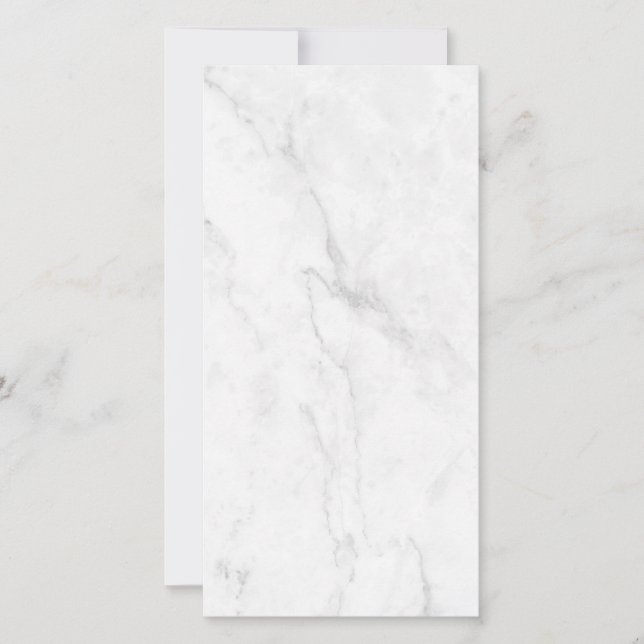 Carte Marbre Blanc (Devant)