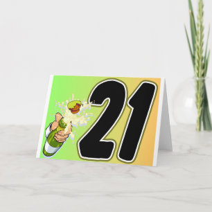 Carte Marchandises du 21e anniversaire