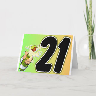 Carte Marchandises du 21e anniversaire