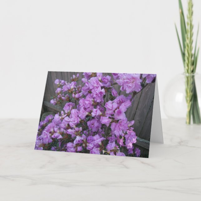 Carte Marchandises Purple Azaleas (Devant)
