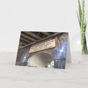 Carte Marchands de pommes de terre Borough Market London