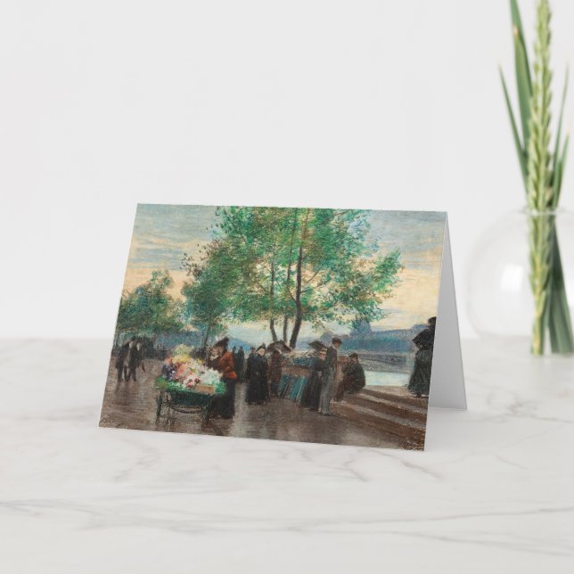 Carte Marchands sur la Seine | Victor Gabriel Gilbert (Devant)