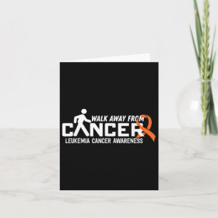 Carte Marche contre le cancer - Leucémie Cancer Sensibil
