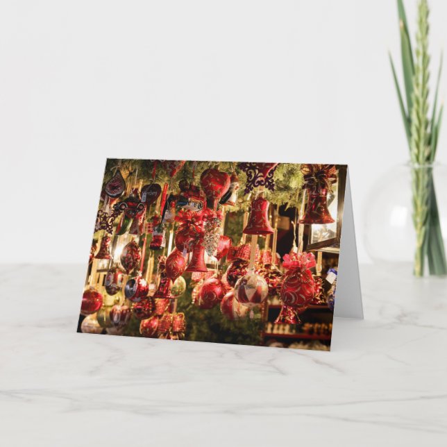 Carte Marché de Noël (Devant)