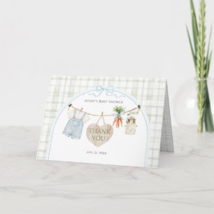 Carte Marché de producteurs locaux Baby Shower garçon