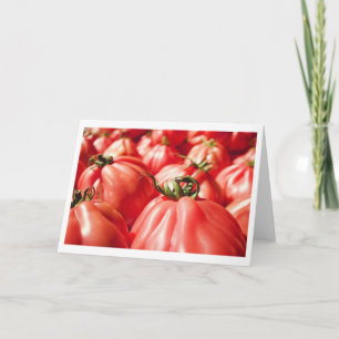 Carte Marché des fermiers Rouge Tomate Photographie Cuis