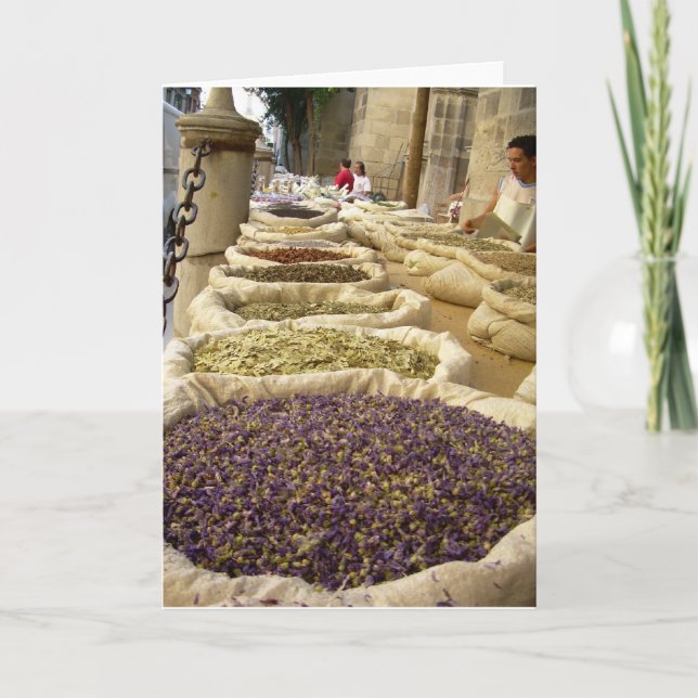 Carte Marché d'herbe (Devant)