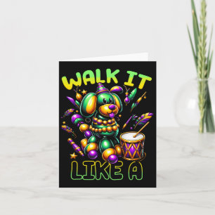 Carte Marche I Ts Like A Bead Dog Mardi Gras Fatmardi Ne