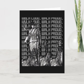 Carte Marcher Loud Marcher Fière