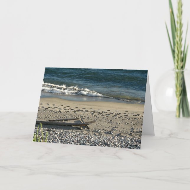 Carte marches dans le sable (Devant)