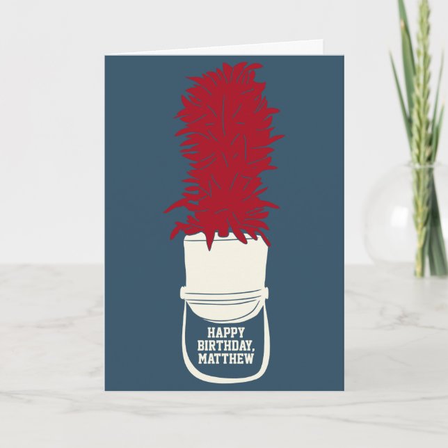 Carte Marching Band Hat with Feathers Personalized (Devant)