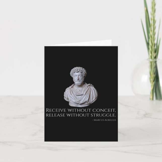 Carte Marcus Aurelius - Rome antique Philosophie stoïque (Devant)