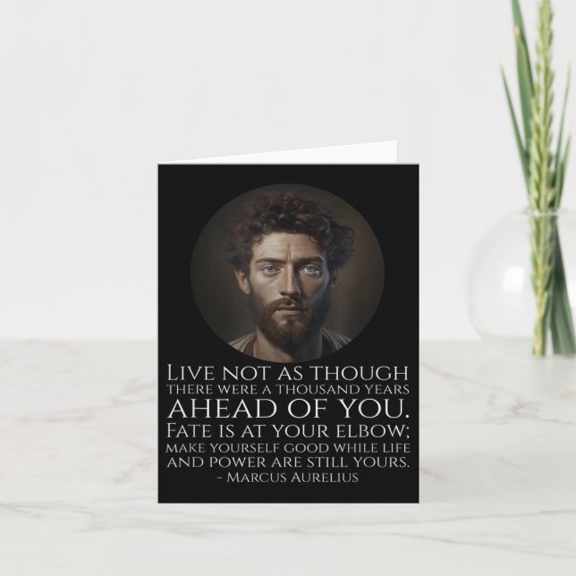 Carte Marcus Aurelius Stoicism - Philosophie stoïque rom (Devant)