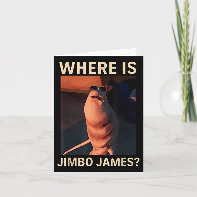 Carte Marcus Le Monde Où Est Jimbo James Funny Meme (Devant)