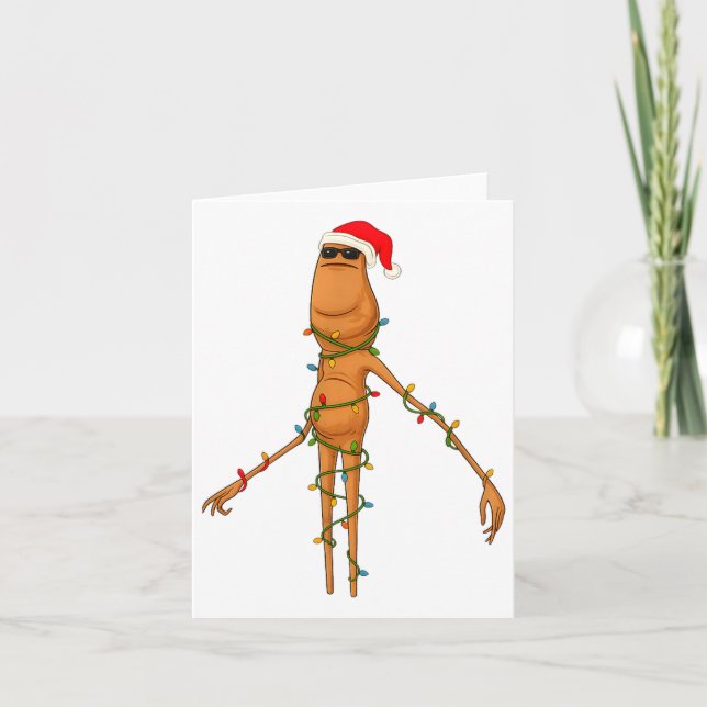 Carte Marcus Le Ver, Drôles de Lumières de Noël  (Devant)