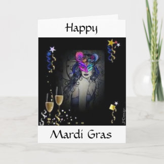 Carte Mardi gras