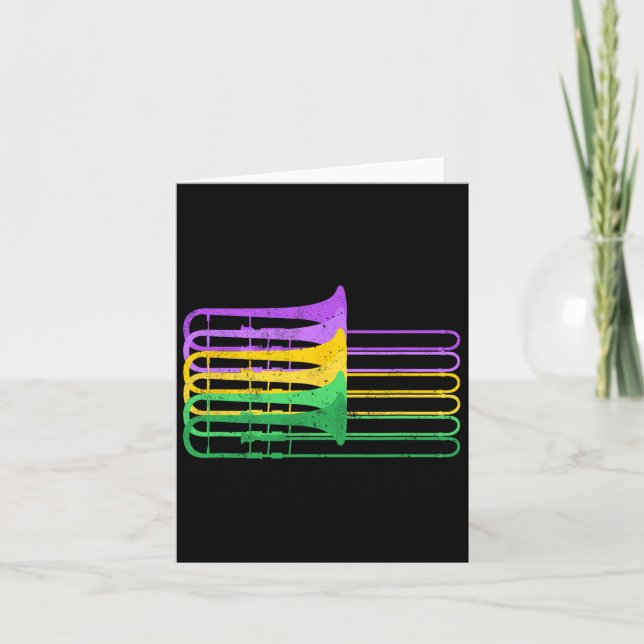 Carte Mardi Gras Br Trombone Marching Orchestra (Devant)