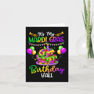 Carte Mardi Gras Chemise d'anniversaire C'est ma Mardi G