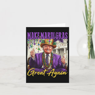 Carte Mardi Gras Donald Trump Mardi Gras Américain