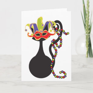 Carte Mardi Gras Kitty