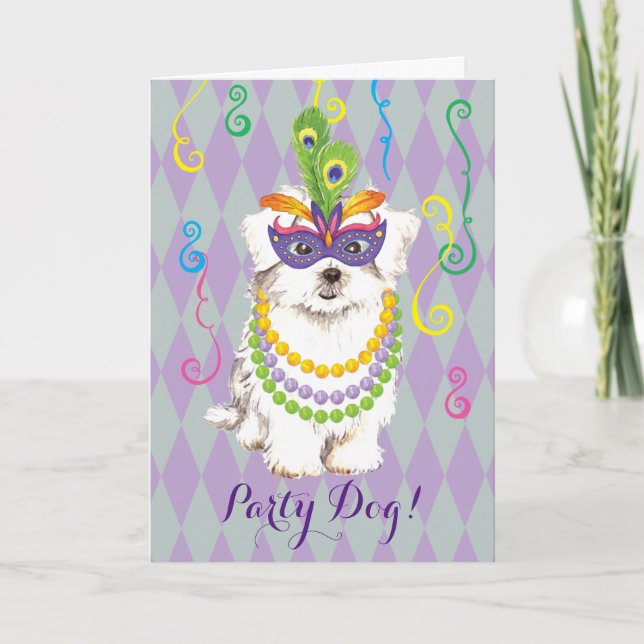 Carte Mardi Gras Maltese (Devant)