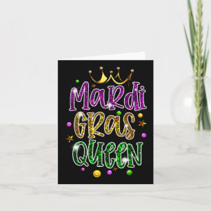 Carte Mardi Gras Queen Parade Costume Party Femmes Cadea