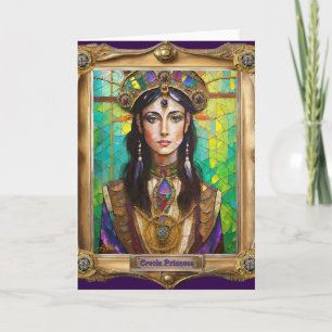 Carte Mardi Gras Realm Portraits - La Princesse Créole