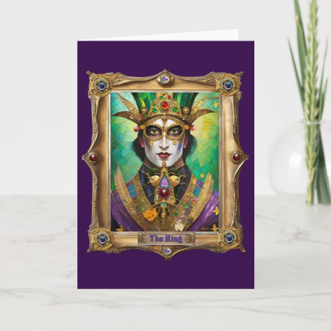 Carte Mardi Gras Realm Portraits - Le Roi (Devant)
