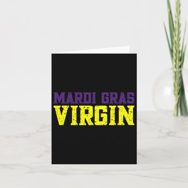 Carte Mardi Gras Virgin (Devant)