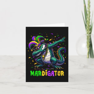 Carte Mardigator Funny Mardi Gras Costume Hommes Femmes 