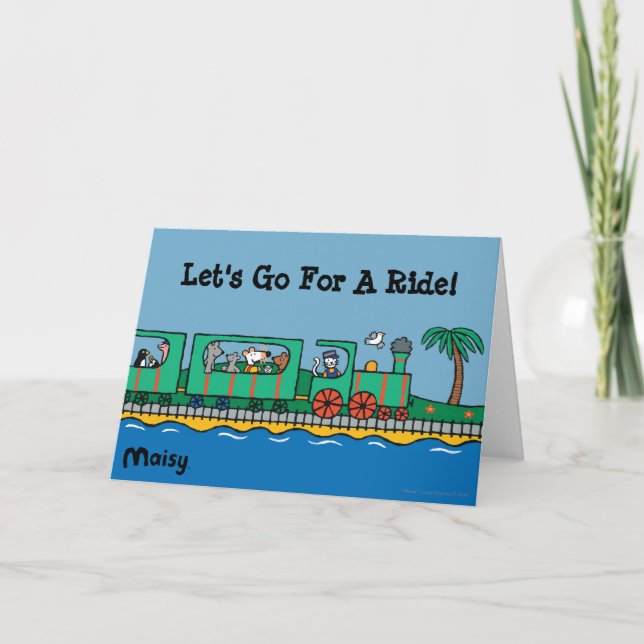 Carte Marée des marais et amis sur le train vert (Devant)