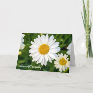 Carte marguerite blanche