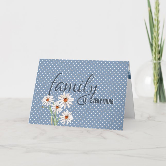 Carte marguerite d'anniversaire de la belle-soeur sur de (Devant)