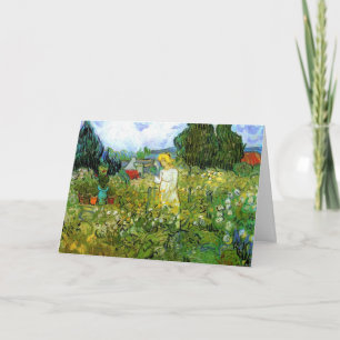 Carte Marguerite Gachet au jardin par Vincent van Gogh