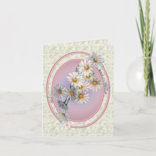 Carte MARGUERITES et OVALES par SHARON SHARPE