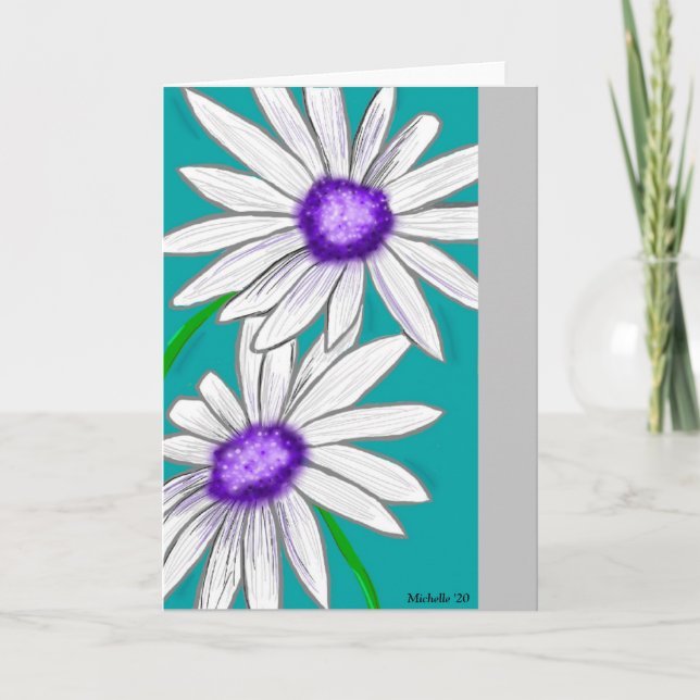 Carte Marguerites pour toujours (Devant)