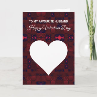 Carte Mari époux drôle de la Saint-Valentin cœur
