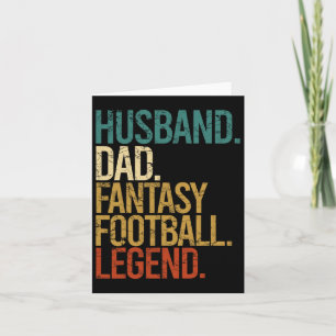 Carte Mari Papa Fantastique Légende de Football Drôle Ho