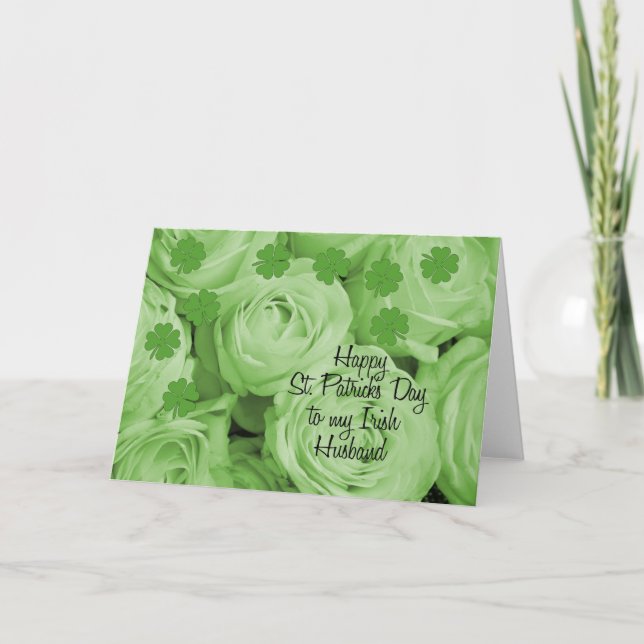 Carte Mari rose irlandais St. Patrick (Devant)