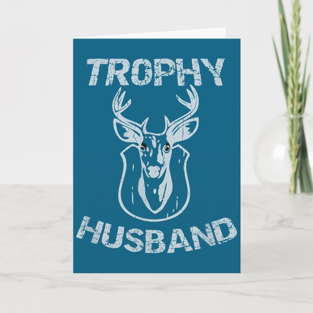 Carte Mari Trophée Buck Illustration pour Hommes (Devant)