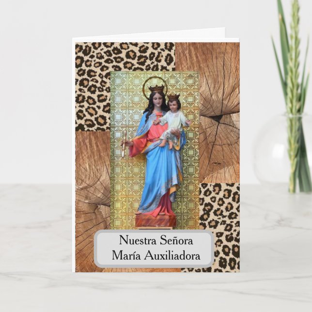 Carte María, Auxiliadora de los Cristianos (Devant)