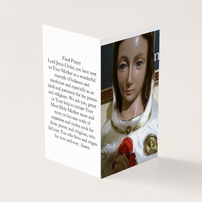 Carte Maria Rosa Mystica Preyer (Outside)