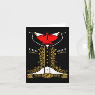 Carte Mariachi Charro Costume Mexicain Pour Cinco De May
