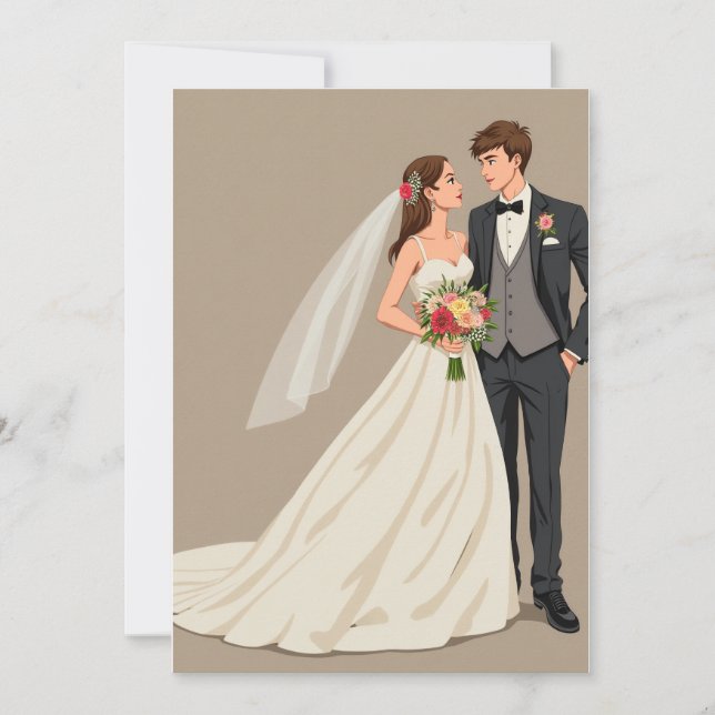 Carte mariage (Devant)