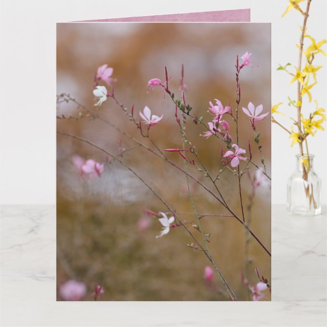Carte mariage (Fleur jaune)